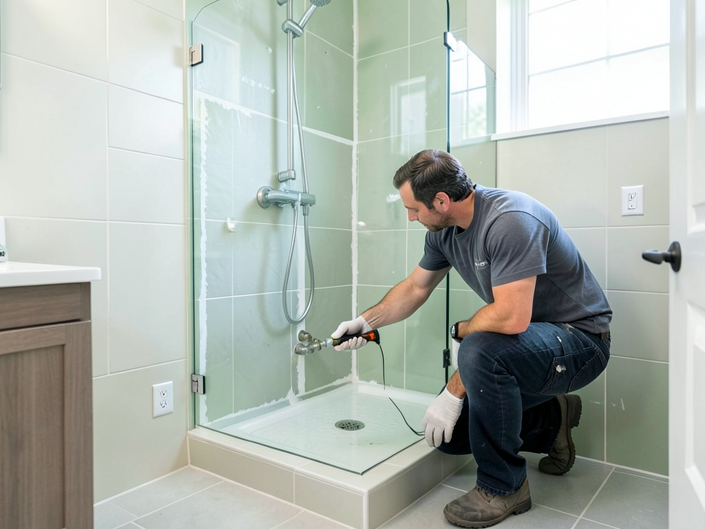 Converting your level green bathtub into a walk in