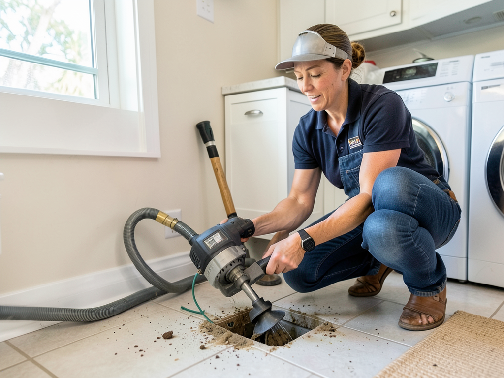 Dealing with a Clogged Floor Drain in Your Acredale Laundry Room