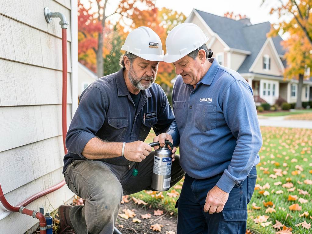 How to properly winterize the outdoor shower at yo