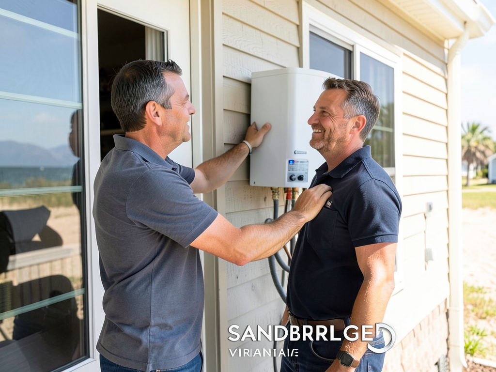 Switching to a tankless water heater in your sandb