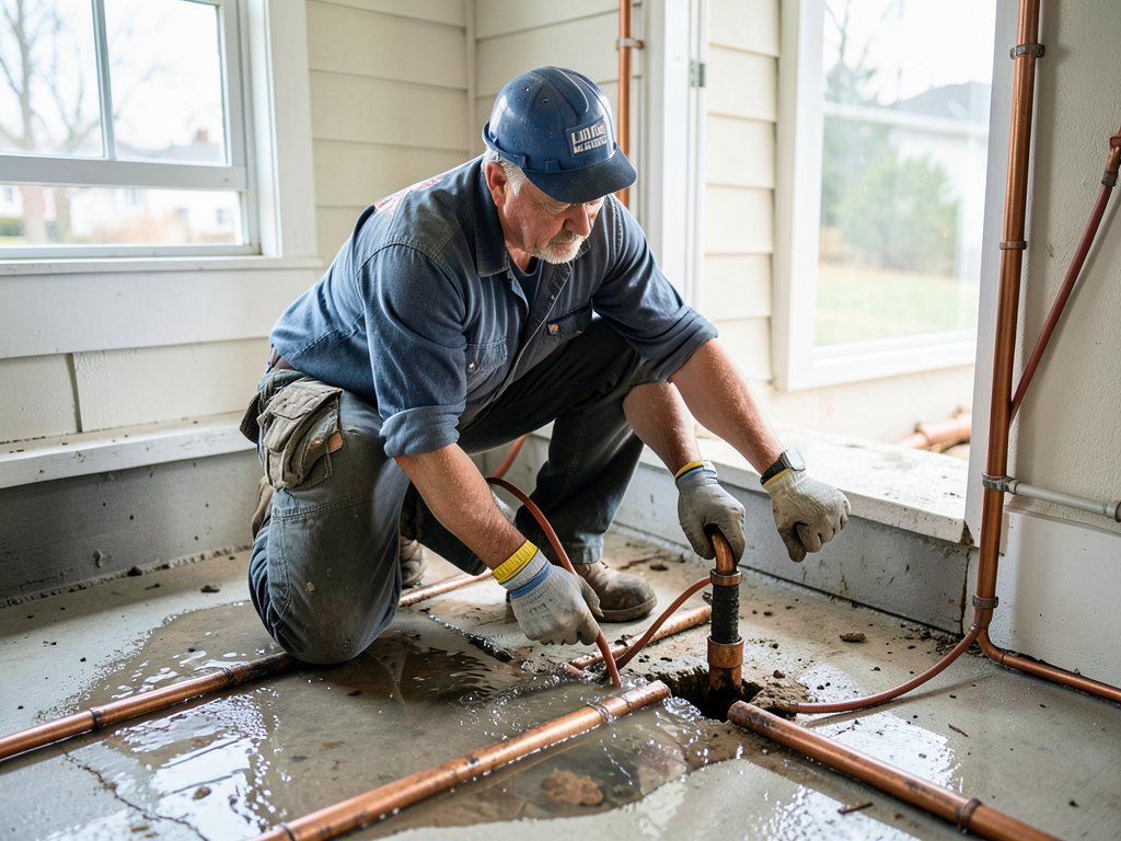 What to do when you have a burst pipe in your litt
